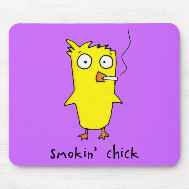 Alfombrilla De Ratón Polluelo Mousepad de Smokin' (Frente)