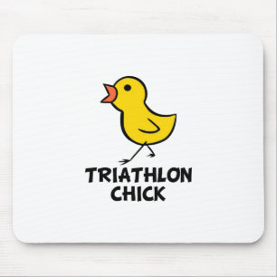 Alfombrilla De Ratón Polluelo Mousepad del Triathlon