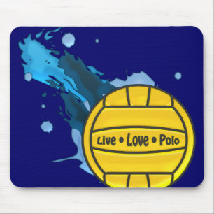 Alfombrilla De Ratón Polo vivo del amor - water polo Mousepad