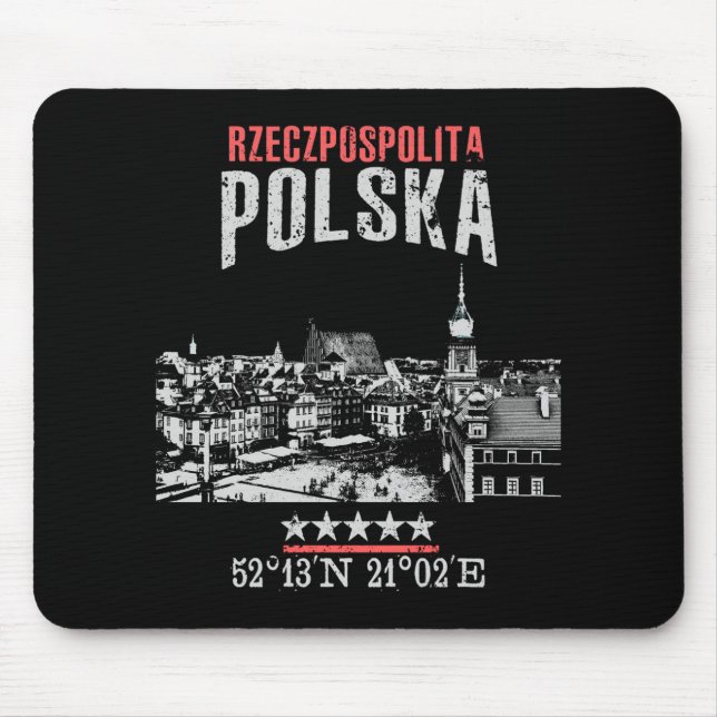 Alfombrilla De Ratón Polonia (Frente)