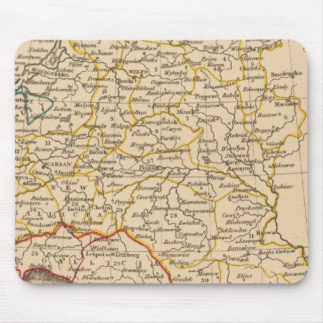 Alfombrilla De Ratón Polonia, 1772 (Frente)