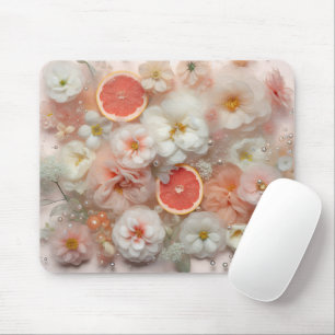 Alfombrilla De Ratón Pomelo y flores