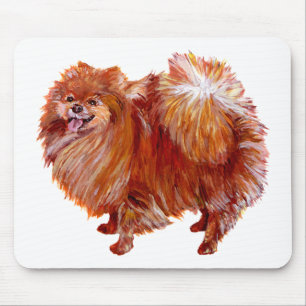 Alfombrilla De Ratón Pomerania Roja