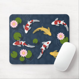Alfombrilla De Ratón Pond Koi Fish