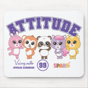 Alfombrilla De Ratón Ponerse a la moda con los amigos de Adorable Anima