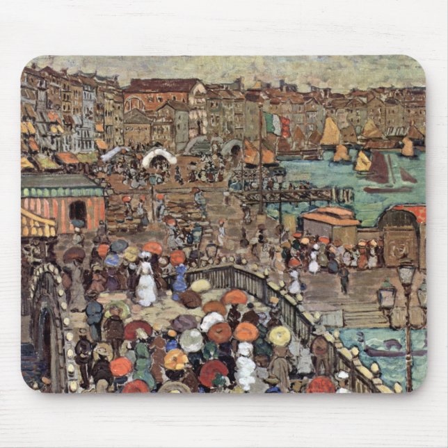 Alfombrilla De Ratón Ponte Della Paglia, Venecia, por Maurice Prenderga (Frente)