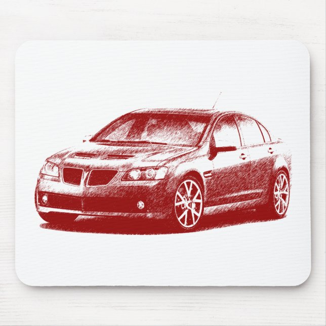 Alfombrilla De Ratón Pontiac G8 GXP rayado (Frente)