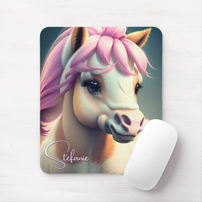Alfombrilla De Ratón Pony Espíritu 3D 1 (Con ratón)
