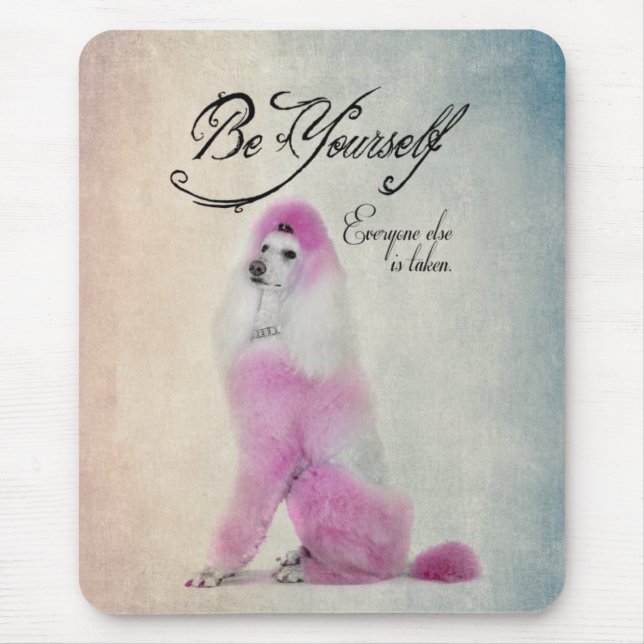Alfombrilla De Ratón Poodle Mousepad (Frente)