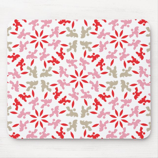 Alfombrilla De Ratón Poodle Patternd (Frente)