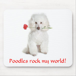 Alfombrilla De Ratón Poodles Rock My World Alfombrilla para ratón