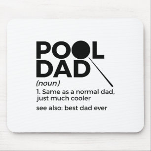 Alfombrilla De Ratón Pool Dad Definition Funny Billiards Best Dad