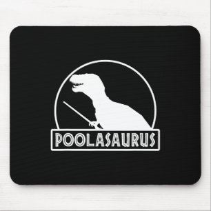 Alfombrilla De Ratón Poolasaurus jugador de billar Dinosaurio Snooker O