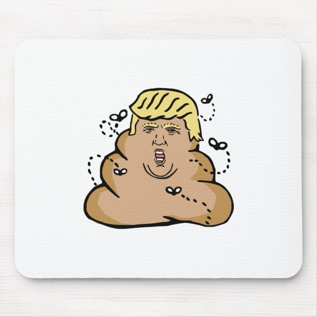 Alfombrilla De Ratón poop donald trump (Frente)