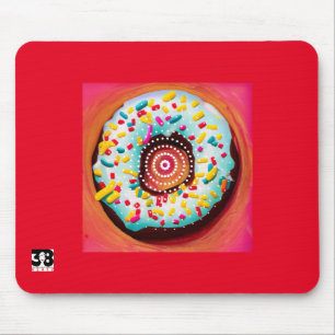 Alfombrilla De Ratón Pop Art Donut