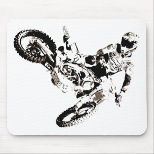 Alfombrilla De Ratón Pop Art Motocross Motoryle Sport