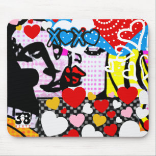 Alfombrilla De Ratón Pop Art Valentine