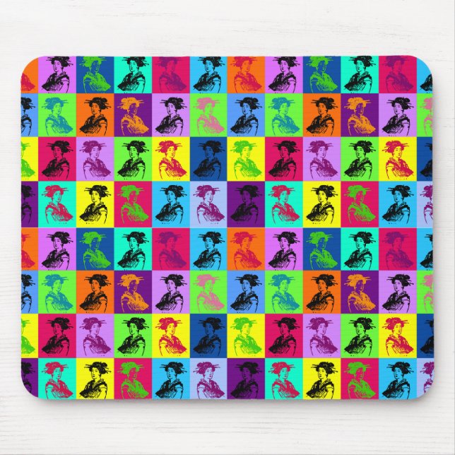 Alfombrilla De Ratón Pop Geishas (Frente)