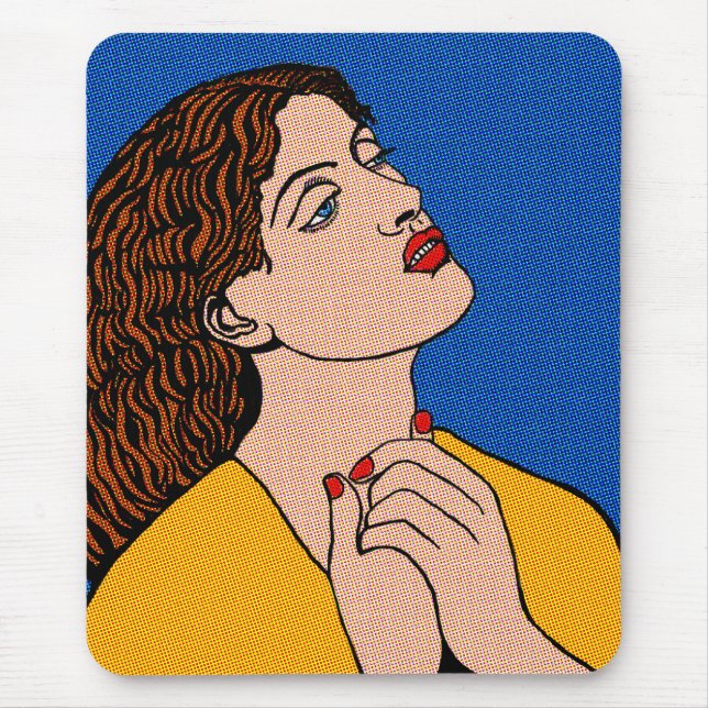Alfombrilla De Ratón Pop Grrl pre-raph (Frente)