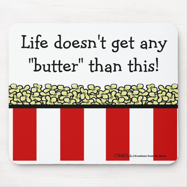 Alfombrilla De Ratón Popcorn (Frente)