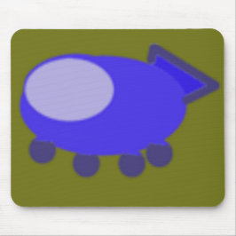 Alfombrilla De Ratón Popcorn Anime Puppy Spaceship Mousepad