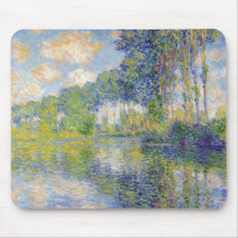 Alfombrilla De Ratón Poplares en el río Épte (por Claude Monet)