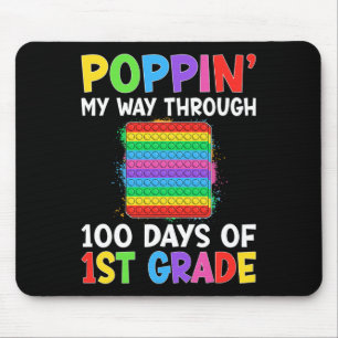 Alfombrilla De Ratón Poppin A Través De 100 Días De Estudiante De Prime