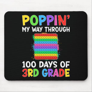 Alfombrilla De Ratón Poppin Mi Camino A Través De 100 Días De Escuela D