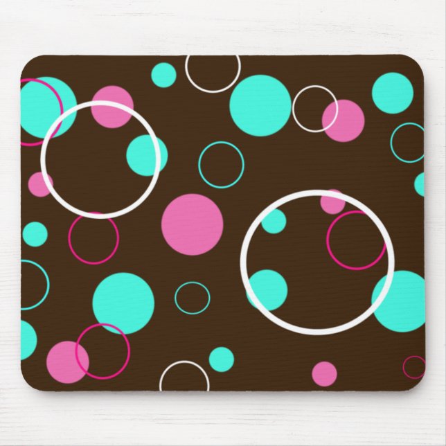 Alfombrilla De Ratón poppinpolkadots (Frente)