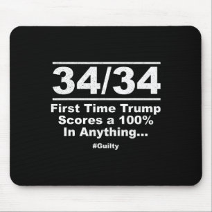 Alfombrilla De Ratón Por Primera Vez Trump Detalla 100% De Culpabilidad
