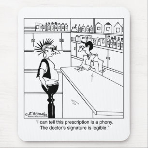 Alfombrilla De Ratón ¿Por qué la firma del médico legible?
