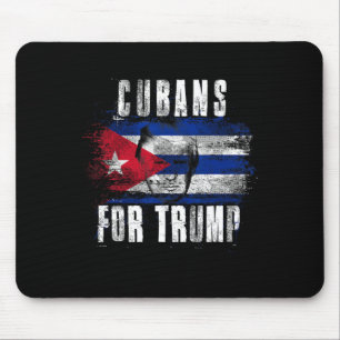 Alfombrilla De Ratón Por Trump - Estadounidense Y Patriótico De Cuba