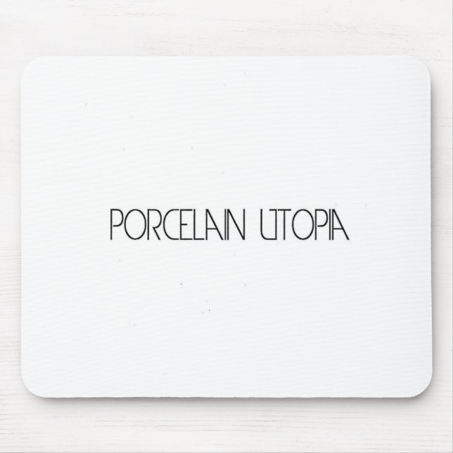 Alfombrilla De Ratón Porcelana Utopía (Frente)