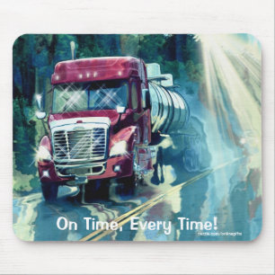 Alfombrilla De Ratón Porción de propano Camión Transporte Art Mousepad