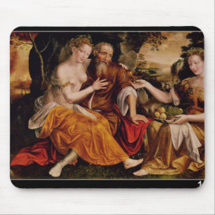 Alfombrilla De Ratón Porción y sus hijas, c.1565