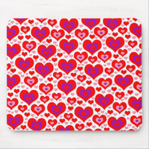 Alfombrilla De Ratón Porciones de corazones