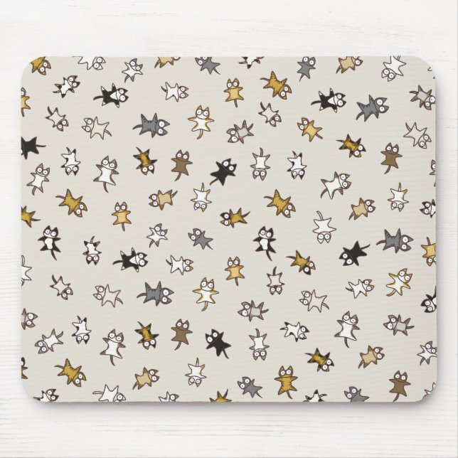 Alfombrilla De Ratón Porciones de gatos (Frente)