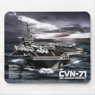 Alfombrilla De Ratón Portaaviones Theodore Roosevelt Almohadilla del ra