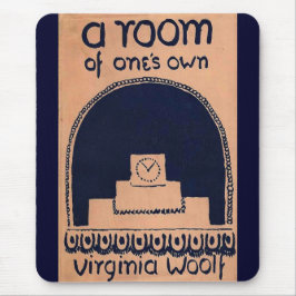 Alfombrilla De Ratón Portada del libro de Virginia Woolf una habitación