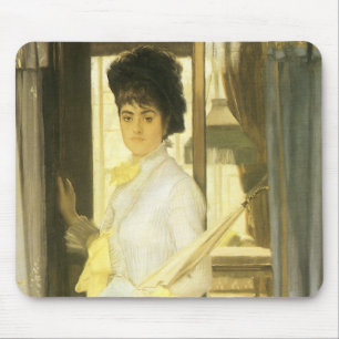 Alfombrilla De Ratón Portrait of Miss Lloyd by Tissot, Vintage Portrait