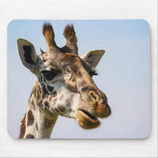 Alfombrilla De Ratón Porträt einer Giraffe