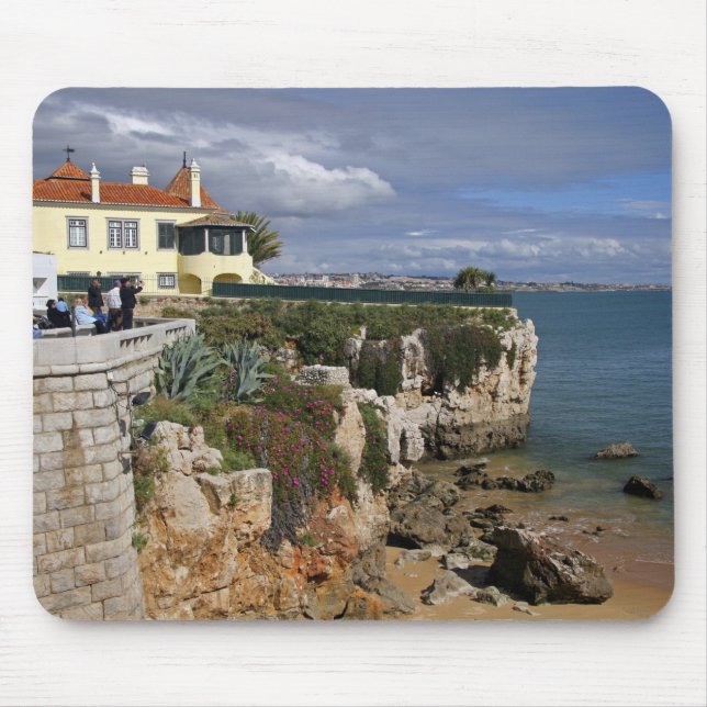 Alfombrilla De Ratón Portugal, Cascais. Praia DA Rainha, una playa en 2 (Frente)
