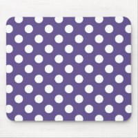 Pos de polka blanco sobre ultravioleta