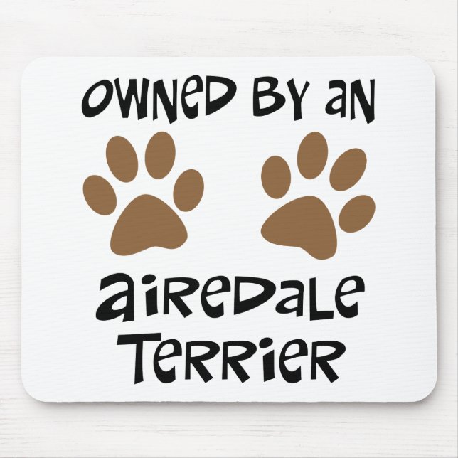 Alfombrilla De Ratón Poseído por Airedale Terrier (Frente)