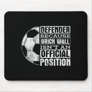 Alfombrilla De Ratón Posición Muro de Ladrillo Defensor Deportes Fútbol