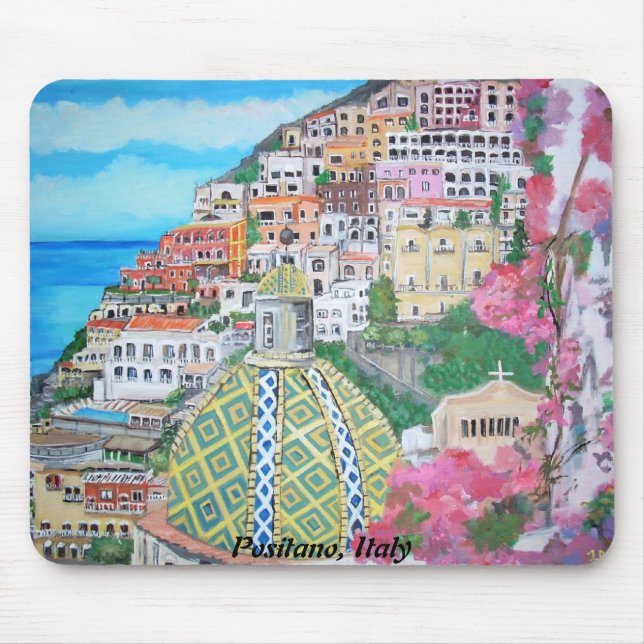 Alfombrilla De Ratón Positano, Italia - Mousepad (Frente)