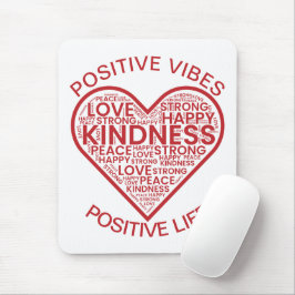 Alfombrilla De Ratón Positive Vibes Positive Life Mousepad