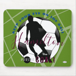 Alfombrilla De Ratón Positividad Soccer Mousepad Lime Green HAMbyWG