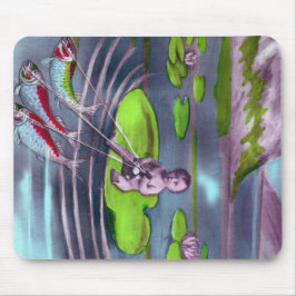 Alfombrilla De Ratón postal francesa de April Fool