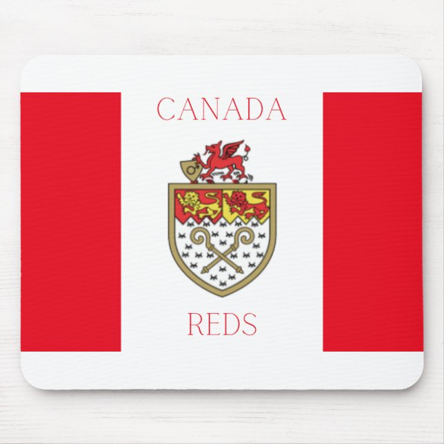 Alfombrilla De Ratón Postcard de Canadá Reds Wrexham FC (Frente)